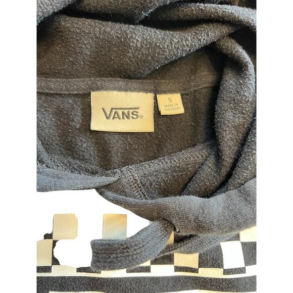 VANS OFF THE WALL, black pullover sweatshirt Hoodie, Men's size S - Picture 3 of 7